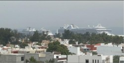 Llegan dos cruceros a Mazatlán