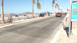 Sin carros el malecón desde la madrugada