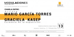 Hoy charla con el artista visual Mario García Torres