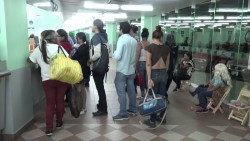 Éxodo de pasajeros en la Central Camionera