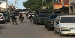 Fuerte operativo militar en Lomas del Humaya