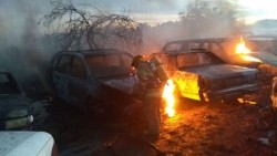 Se incendia la pensión Federal