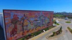 El mural más grande del mundo está en Mazatlán