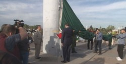 Conmemoran autoridades Día de la Bandera Nacional