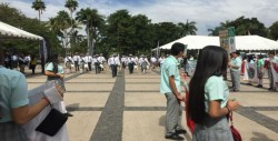 Realizan Encuentro Estatal de Bandas de Guerra COBAES