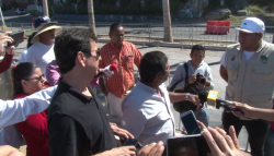 "Zafarrancho" entre vendedores y autoridades