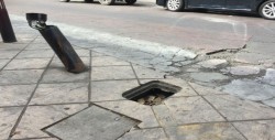 Representa un peligro, el daño a la infraestructura urbana