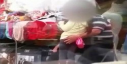 Investigan video, un adulto hace actos impropios a menor
