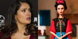 Salma Hayek molesta con 'Barbie' de Frida Kahlo