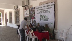 Reactivan campaña de donación y registro de armas