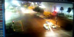 Captan el  momento exacto de la explosión de plaza comercial de Culiacán