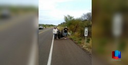 Limpian carretera