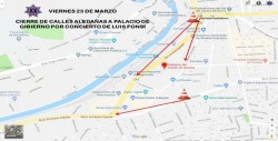 Cerrarán vialidades por concierto de Fonsi