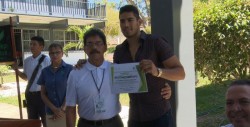 Gilberto Ramirez visitó el Conalep 1
