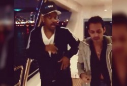 #Video Marc Anthony enseña a bailar salsa a Will Smith