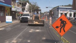 Reducen a 2 carriles la Aquiles Serdán