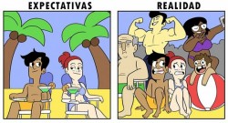 5 expectativas VS realidad de vacaciones de Semana Santa