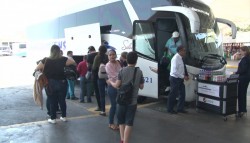 Disminuye movimiento de pasaje en la Central Camionera