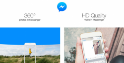 Ya puedes enviar videos en HD y fotografías 360° en Facebook Messenger