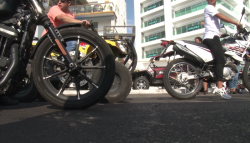 Motociclistas a respetar Ley de Tránsito