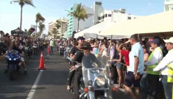 Tolerancia con cascos sólo en el desfile de las motos: SSPyTM