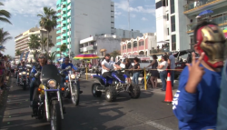 Motociclistas de otros países llegan a Mazatlán