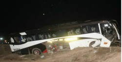 Accidente de autotransporte Unidos de Sinaloa