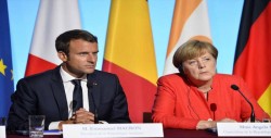 Macron y Merkel lamentan los vetos rusos en la ONU sobre Siria