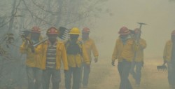 Persiste incendio en Bosque, zona metropolitana de Guadalajara