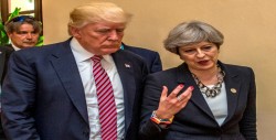 May y Trump dicen que uso de armas químicas no puede quedar sin respuesta
