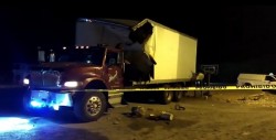 Muere conductor de camión de carga por El Habal