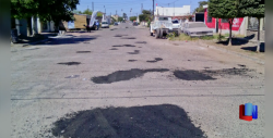Rehabilitan calles de Navojoa