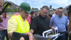 Supervisa gobernador obras en Ahome