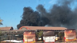 Se registra incendio en terreno de la JAPAC