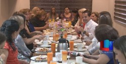 Maloro Acosta se reunió con mujeres cajemenses