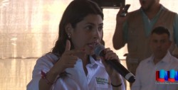 Sylvana Beltrones hace campaña en Cajeme