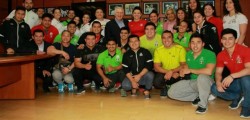 Tania Mascorro y Jorge Huie concentrados rumbo al Panamericano de Pesas