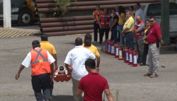 Realizan simulacro en caso de sismo en la SCT
