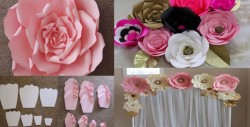 Cómo hacer flores de papel gigantes para eventos