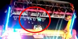 Madre e hija salen "volando" de juego mecánico en Guanajuato