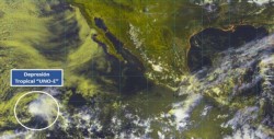 Depresión tropical Uno-E se forma en el Pacífico