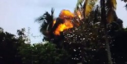 #Video Momento exacto en el que estalla el avión en La Habana