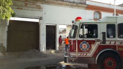 Se incendia domicilio donde se guardaba madera