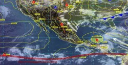 Prevén trombas en costas de Chiapas y Yucatán