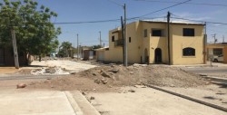 Suspendida la pavimentación en colonia 4 de marzo