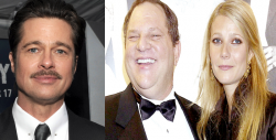 Brad Pitt defendió a su expareja Gwyneth Paltrow de ser acosada sexualmente por Harvey Weinstein