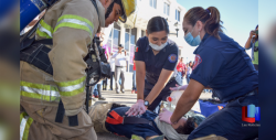 Se capacitan bomberos