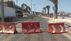 Cierran avenida del mar, hoy inicia el Triatlón