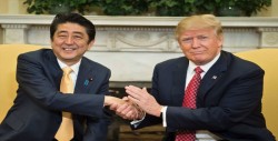 Trump acuerda reunirse con Shinzo Abe para coordinar posible cumbre con Kim