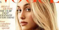 Ariana Grande luce cabello rubio para la portada británica de Vogue